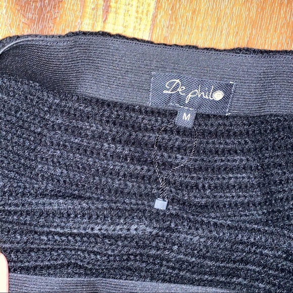 🔥De Philo Black Flare Mini Skirt - Picture 2 of 3